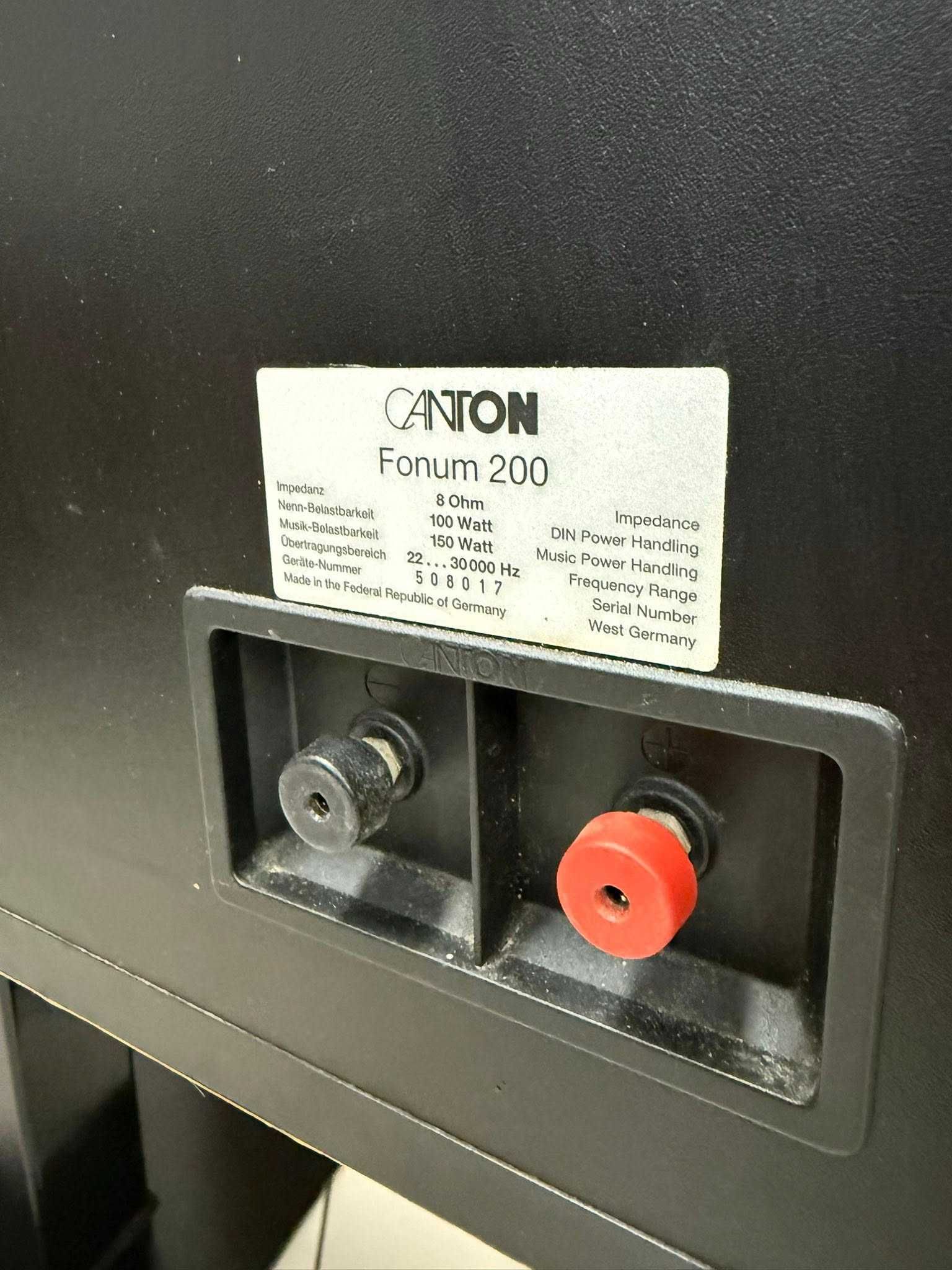 Ретро масивни трилентови тонколони CANTON FONUM 200 - 100-150W - 8 ома