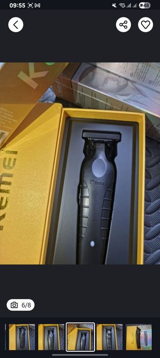 Trimmer Kemei 2299,0mm,profesionala de contur si barba