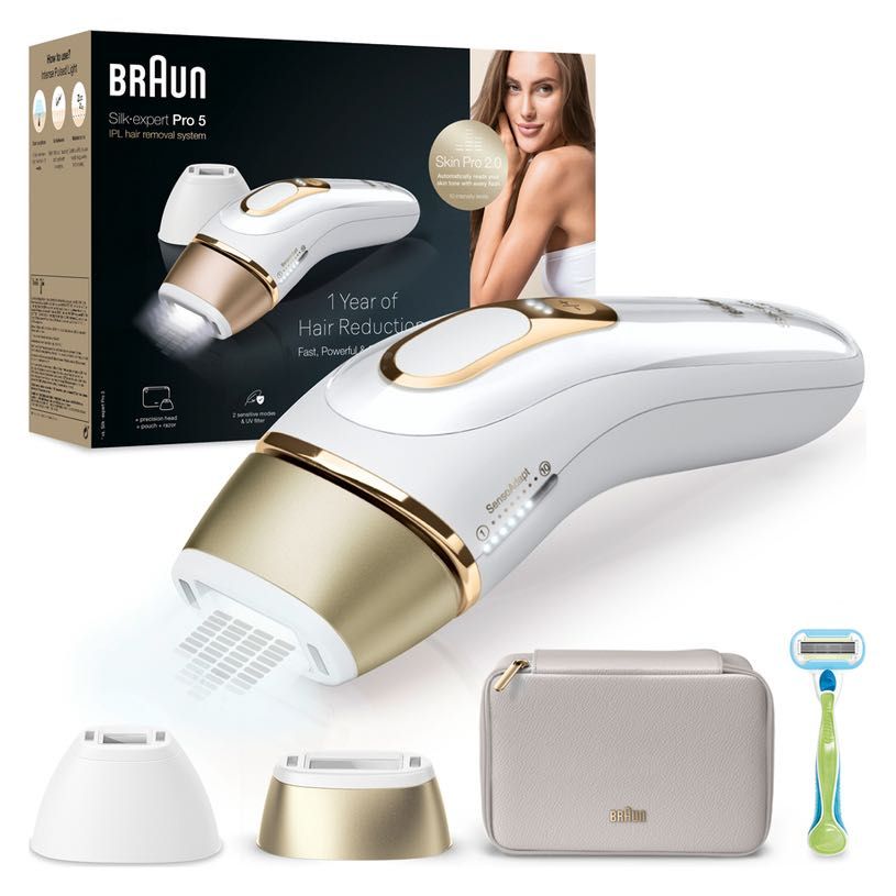 Фотоепилатор BRAUN SILK EXPERT PRO PL5152 бял