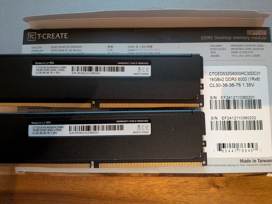 Team Group 32GB DDR5 6000MHz CL30