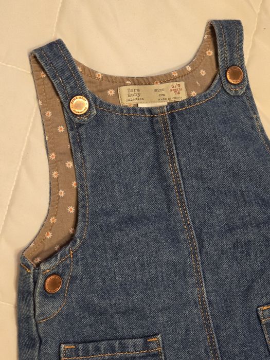 Sarafan de blugi Zara 6-9 luni