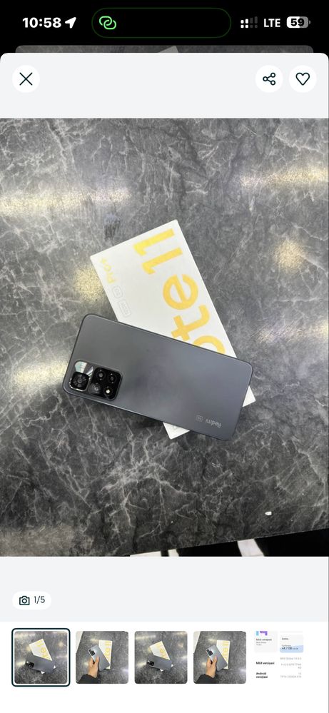 Redmi note 11 pro plus 5G