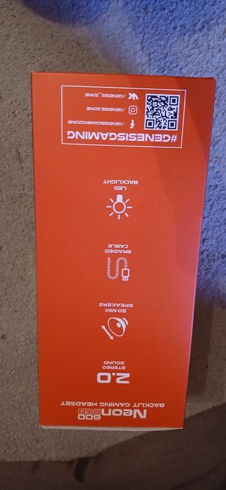 Слушалки Genesis Neon 600 RGB gaming headset