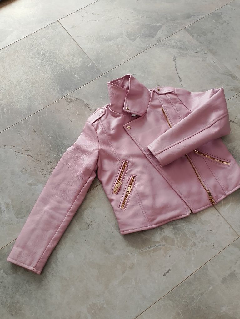 Детско  кожено яке Sinsay , детски дънки H&M