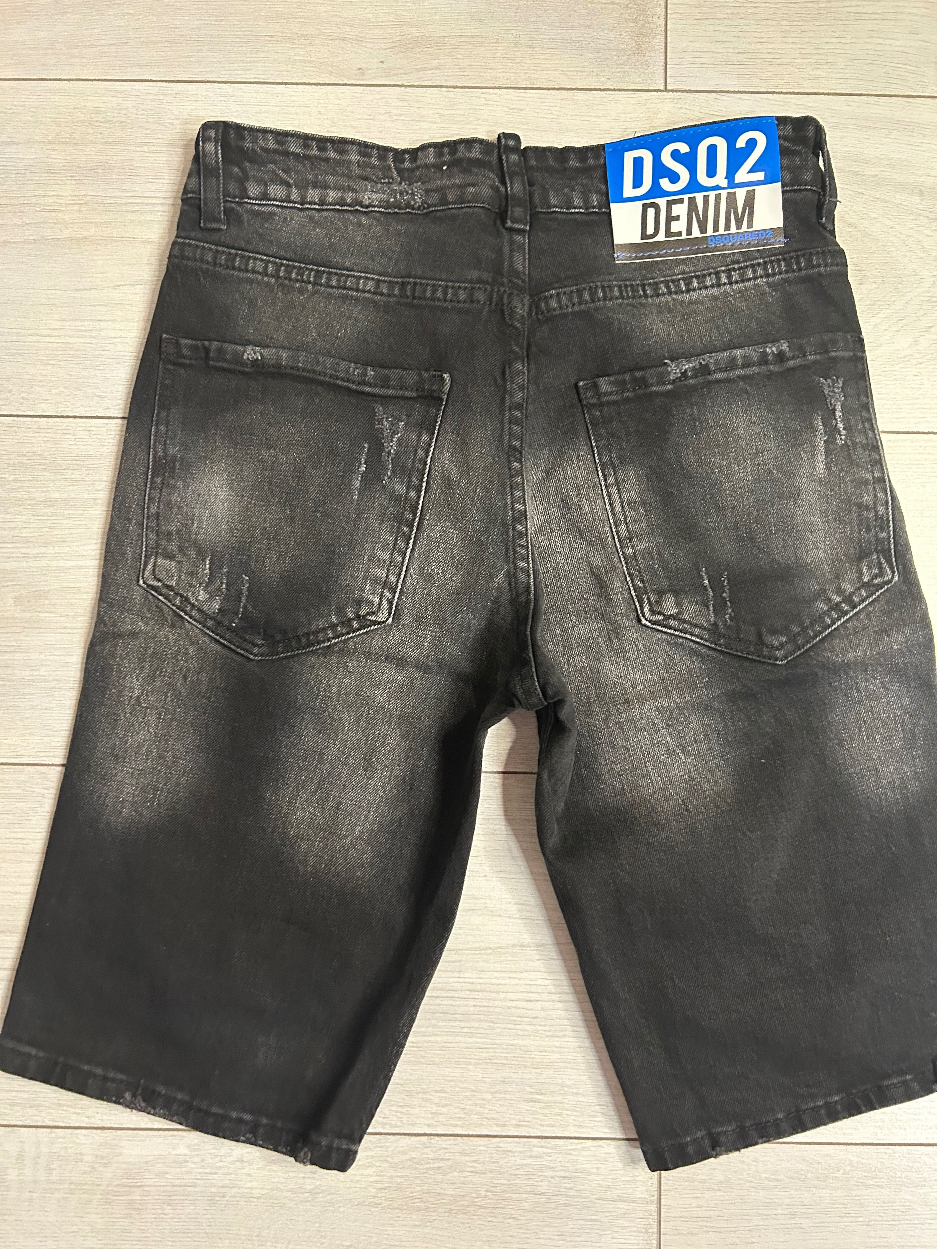 Blugi scurți Dsquared2 black new collection 2025