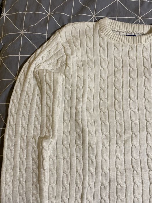 Pulover Ralph Lauren bărbați, crem, mărimea M – purtat o singură dată