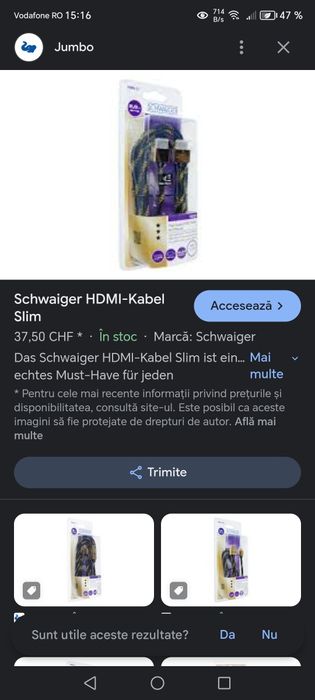 Cablu HDMI-SCHWAIGER de mare viteză