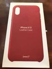 iPhone XS Red Rosu Leather Husa Piele ORIGINALA! Am toate culorile!