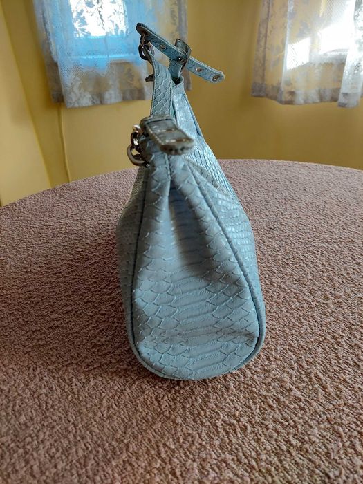 Дамска чанта еко кожа Светло син цвят