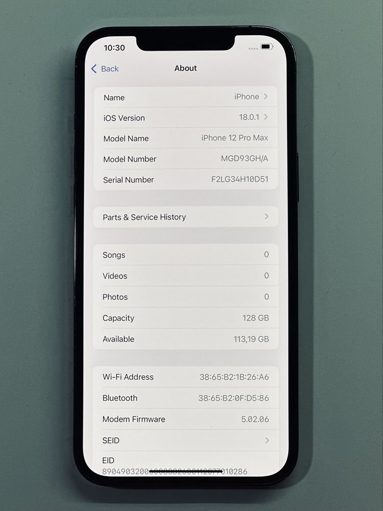 iPhone 12 ProMax Grey
