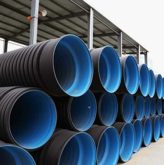 Канализационные трубы полиэтиленовые, рифлёные  ПЭ оптом SN4 SN8