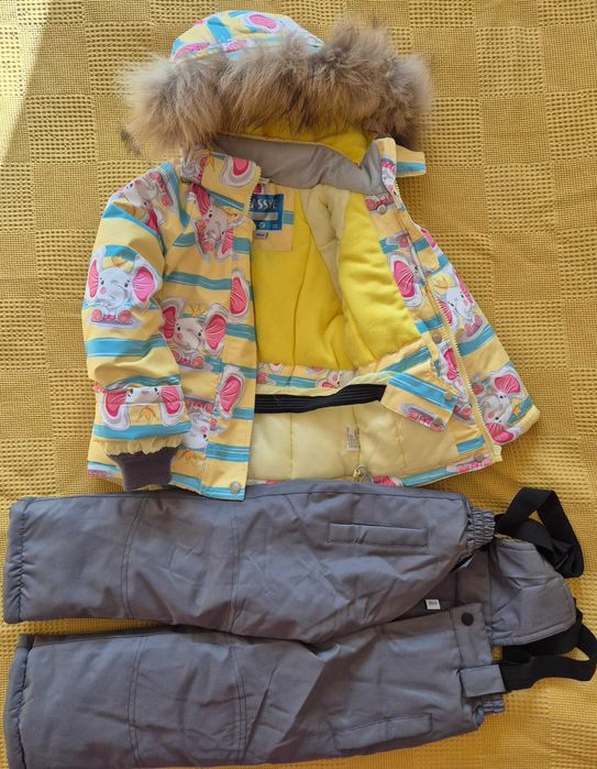 Зимний костюм детский Lessye, 80см, большемерка