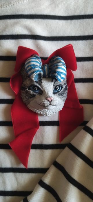 Брошка Кошка Руби
