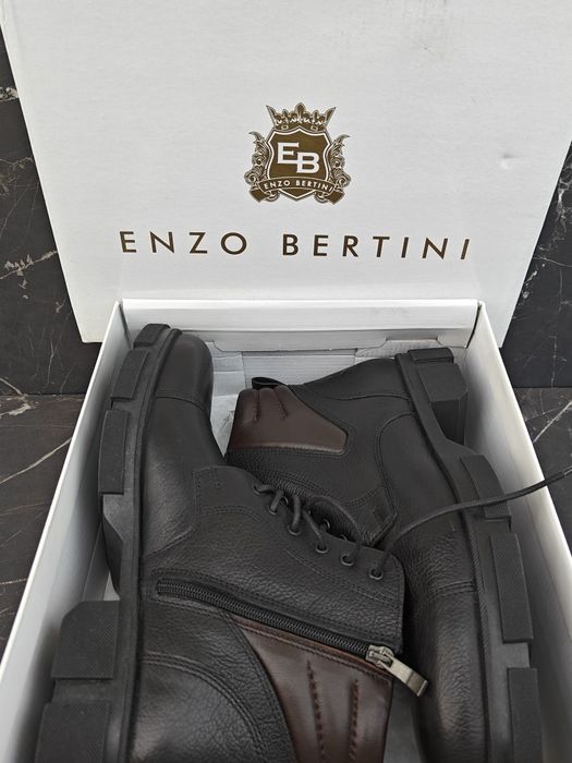 Ghete Enzo Bertini *piele naturală*bărbați*cool*iarnă