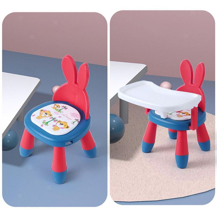 Детский стульчик для кормления с пищалкой