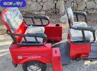 Карго електрическа триколка модел EcoWay М12 бордо
