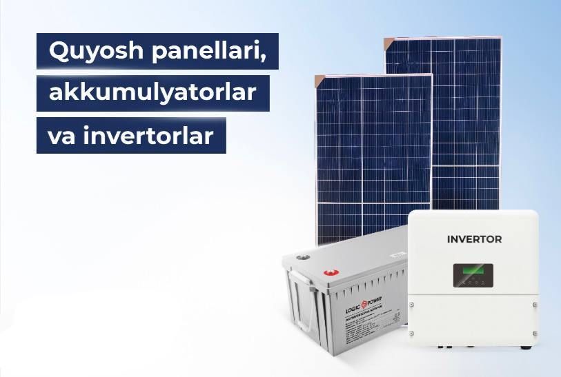 Quyosh panellari o'rnatamiz OOO"CONTROLLERENERGY" подклуч 1w-4500sum