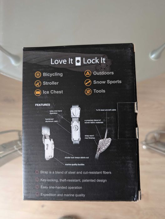 Steelcore Security Strap – 1.8 м заключващ ремък против срязване