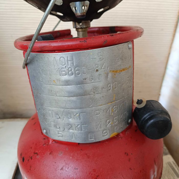 Туристическа газова бутилка с котло