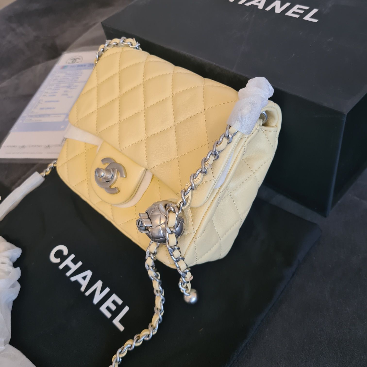 Chanel bag - 18 cm/piele naturala/full pack
