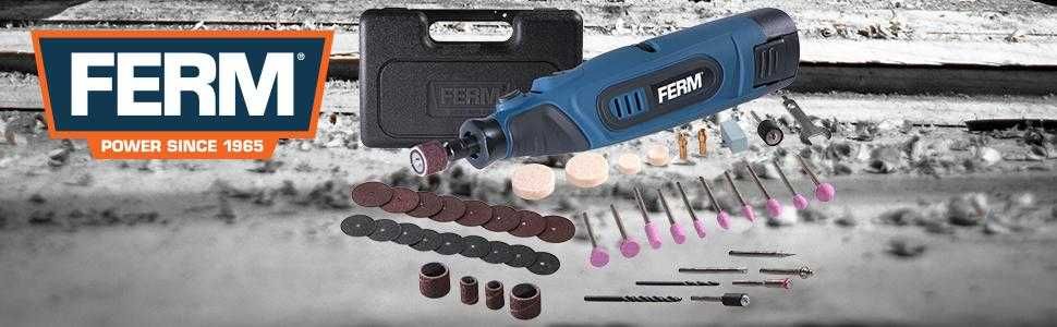 FERM® Multi Tool Акумулаторен дремел с 50 аксесоара