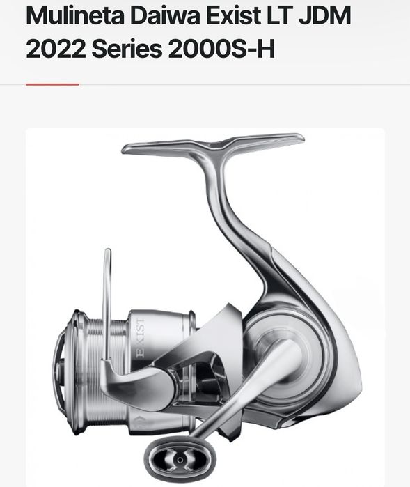Mulineta Daiwa Exist 2022 LT 2000 S-H