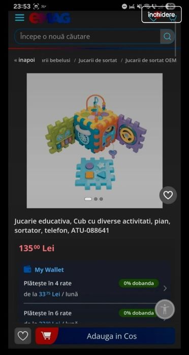 3 jucarii educative pentru bebe