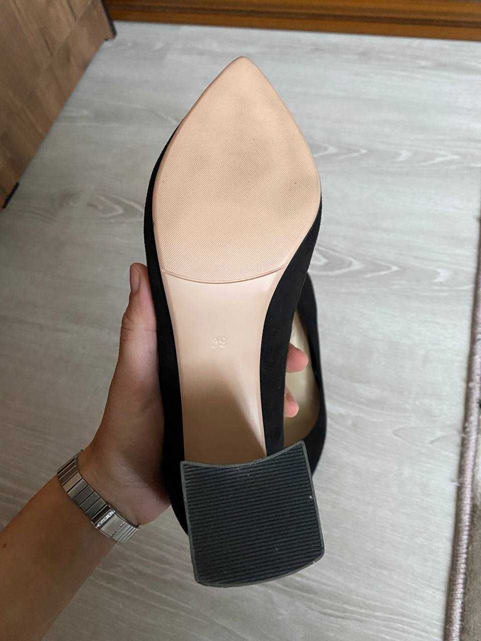 туфли женские замшевые 39 размер