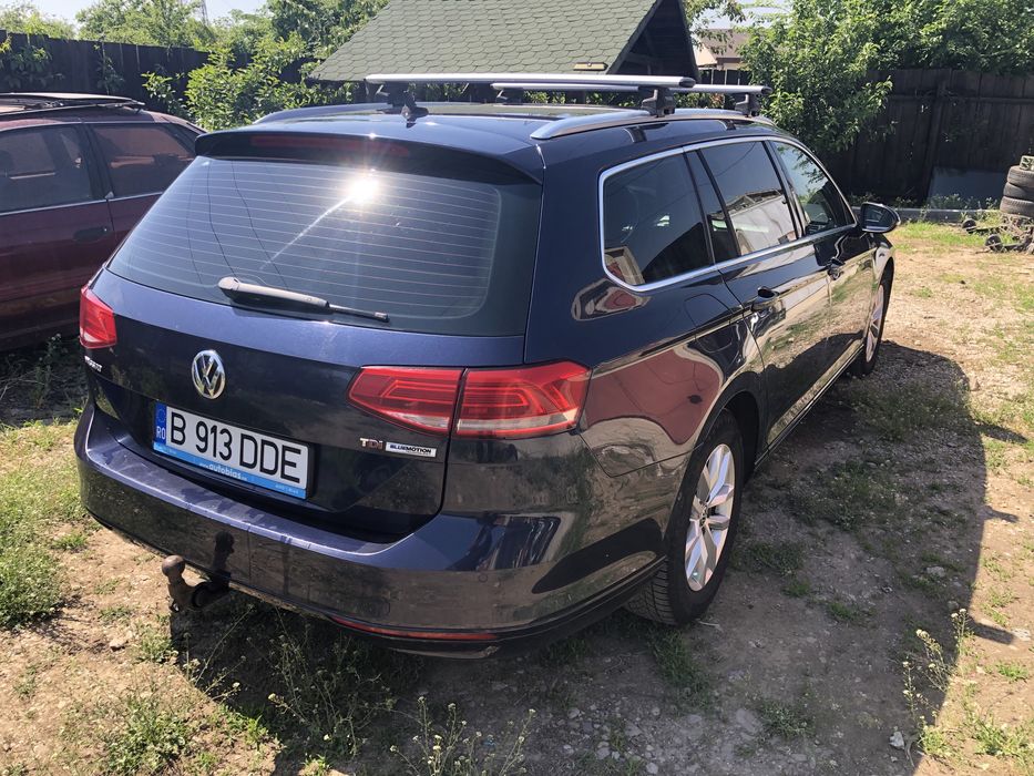 Bara fata Vw Passat B8 cu 6 senzori de parcare albastra LH5X 1.6 dcxa