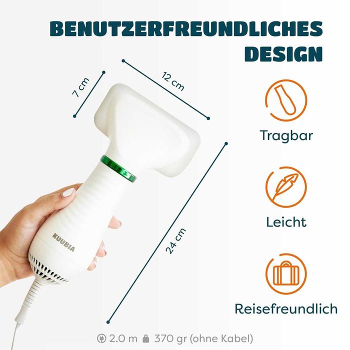 KUUBIA Сешоар за кучета 2 в 1 с четка