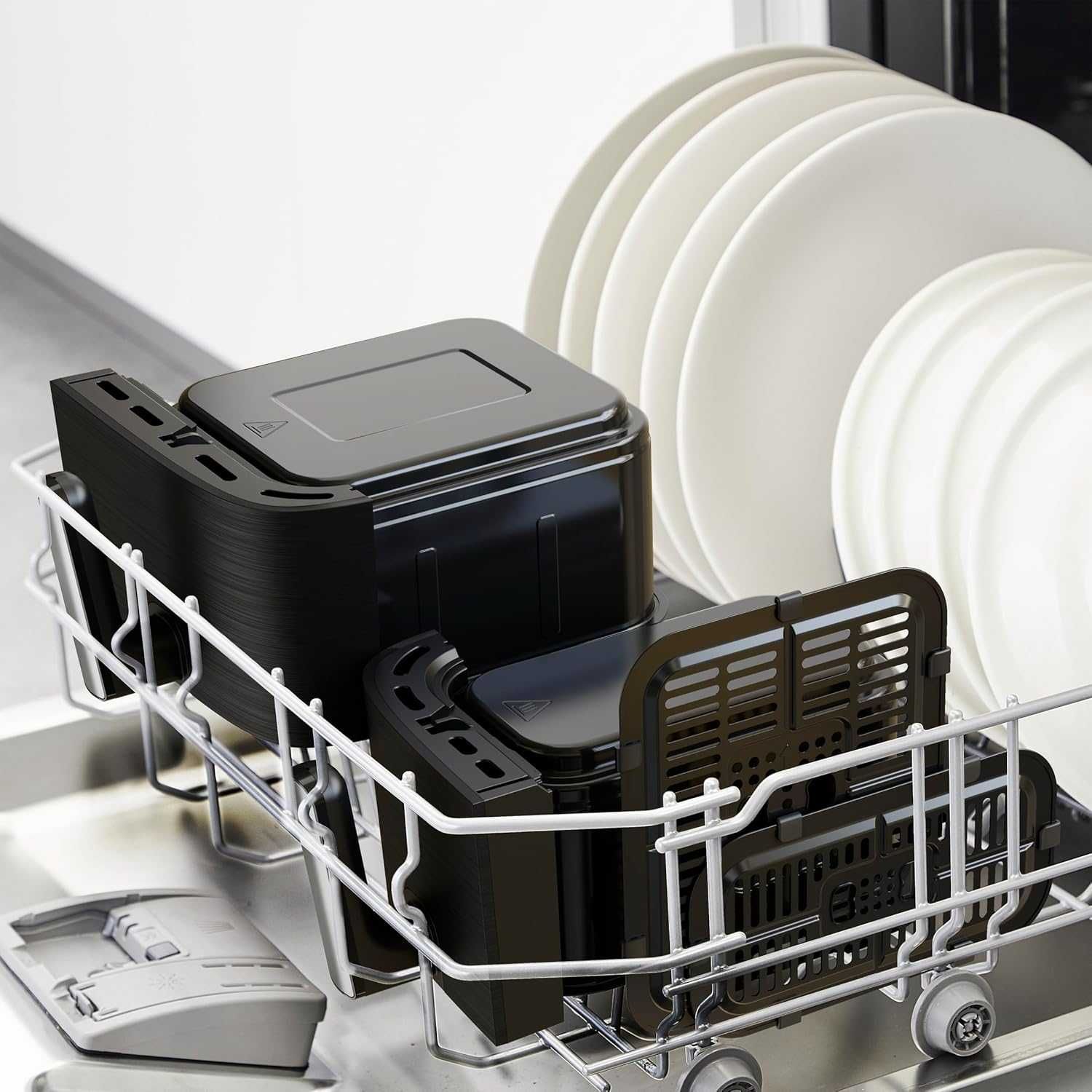 Friteuza aer cald Moulinex Dual Easy Fry 8.3L 7 programe | 024687
