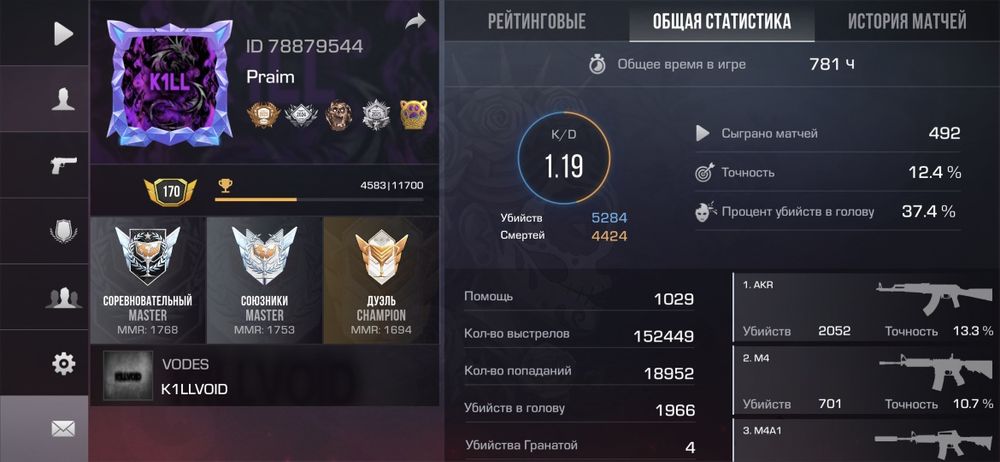 Аккаунт стендофф 2