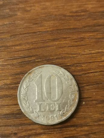 Vând moneda 10 lei din anul 1991, prețul este negociabil