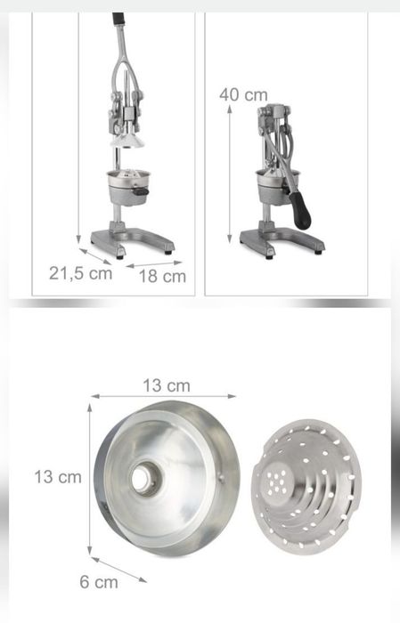Relaxdays  Професионална ръчна сокоизстисквачка с лост