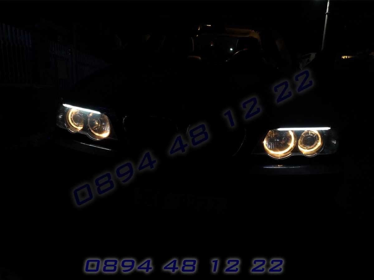 LED DRL Ленти Дневни Светлини Бягащ Мигач Лед Дневна Светлина Лента