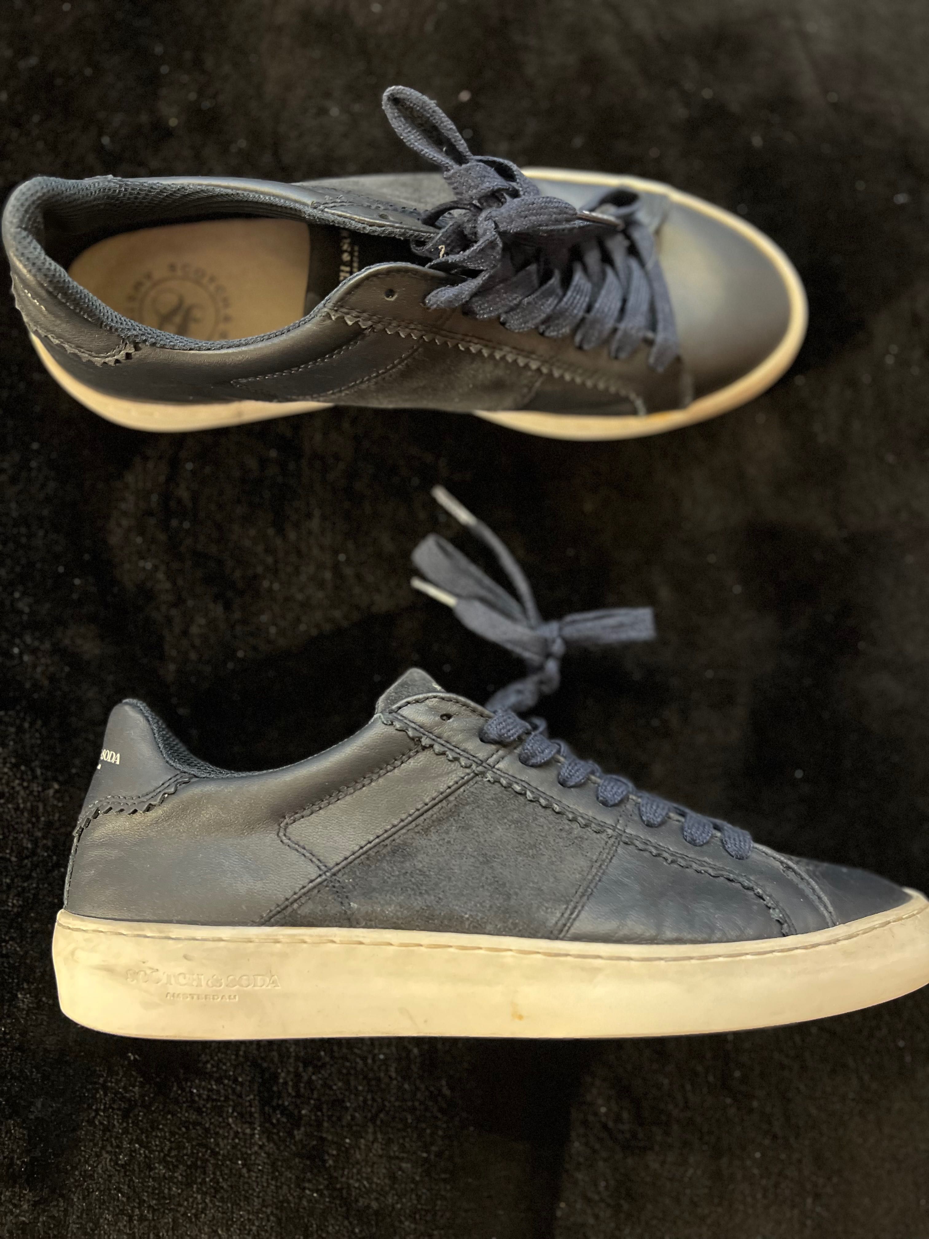 Scotch & Soda  мъжки сникърси размер EU 43, UK 8.5, US 9 1/2, ест.кожа
