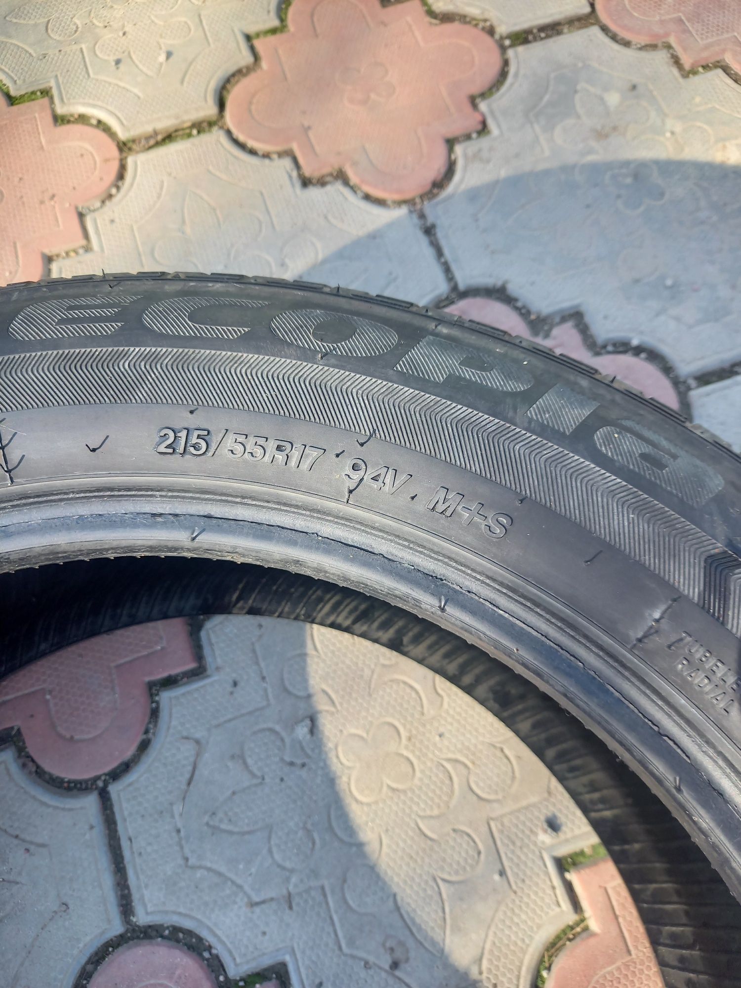 Оодна летняя шина bridgestone 215 55 r17