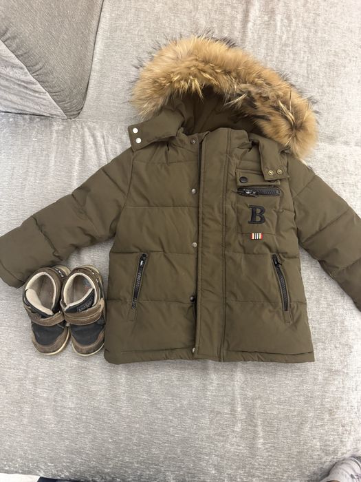 Куртка для мальчика зимняя 3-4