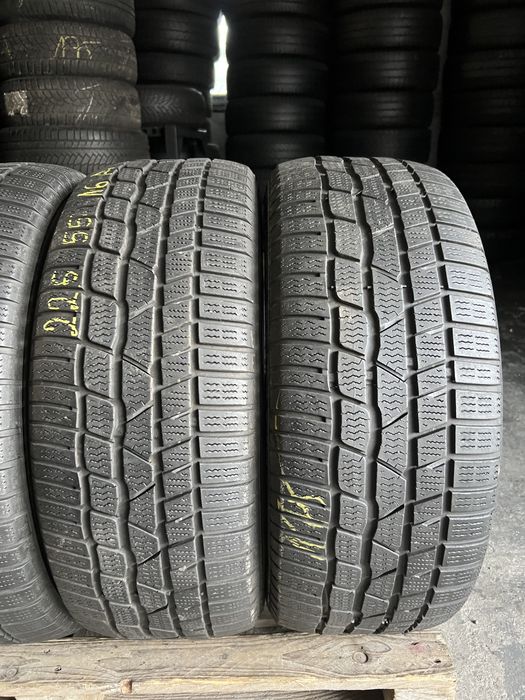 4 anvelope de iarna 225/55/16 Continental 5.7-6.3 mm!