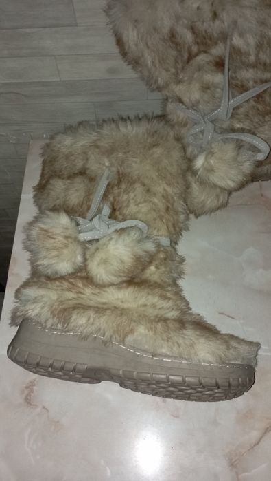 cizme blana artificiala 41