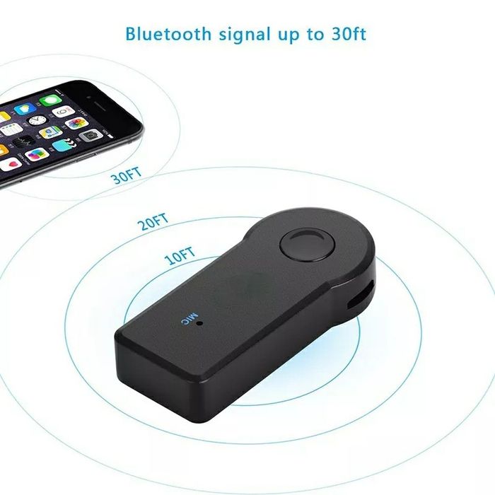 Receptor Car Kit Auto 3,5mm Wireless/Bluetooth Auxiliar X6