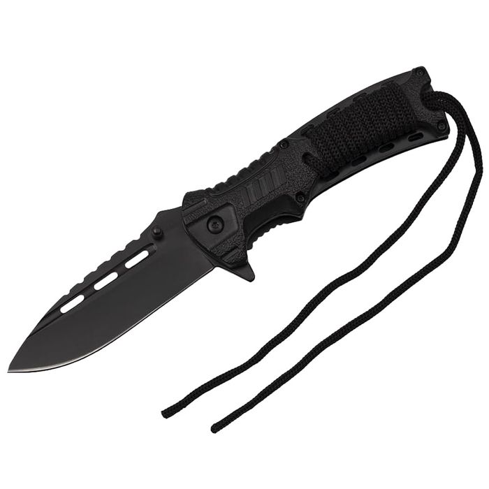 Briceag de vanatoare IdeallStore®, Silent Future, otel, 21 cm, negru