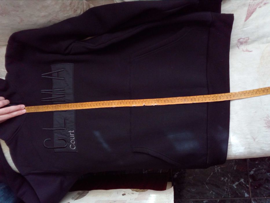 мъжки черен суичер