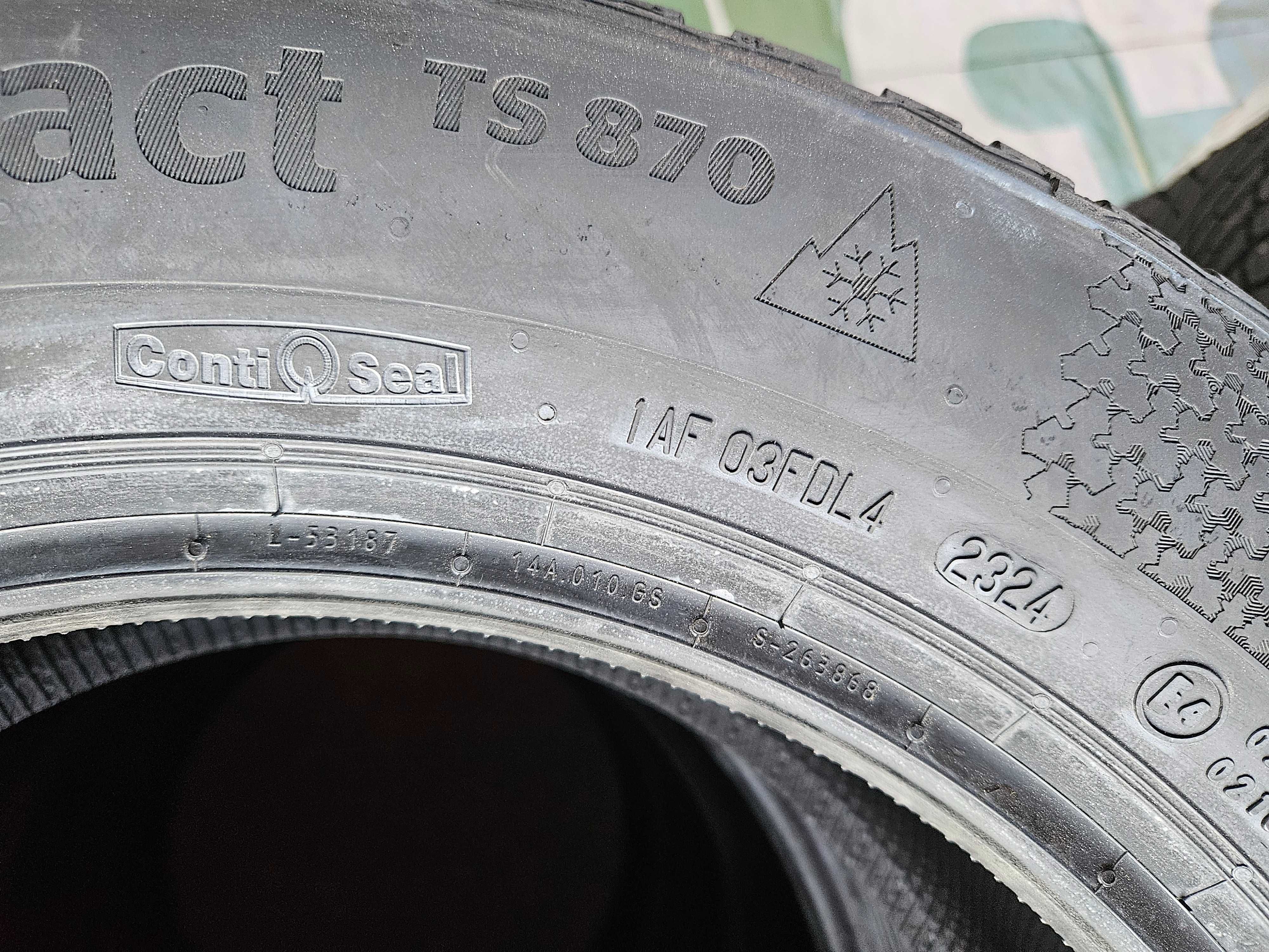 4 Нови зимни гуми 215/60R16 Continental WinterCont TS870 ContiSeal 95H