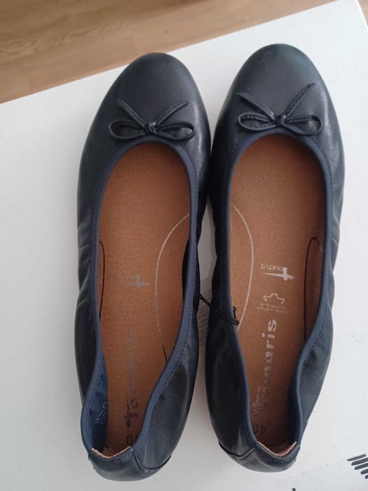 балеринки естествена кожа