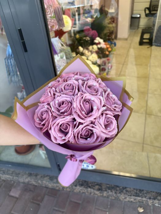 Букети от сапунени розички