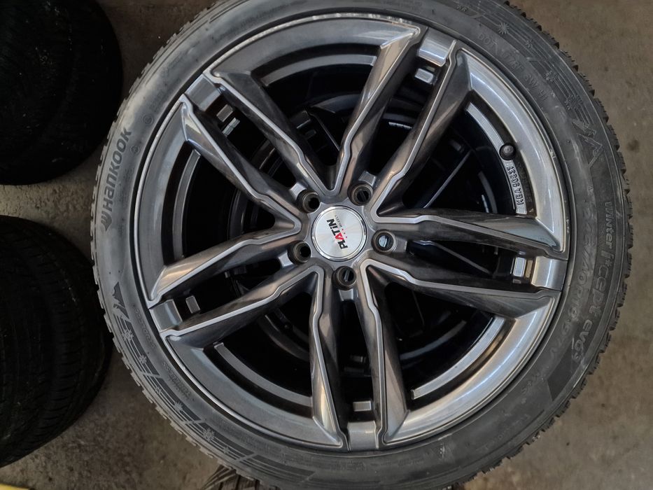 5x112 18 цола джанти Platin VW/Audi/Seat/Skoda със зимни гуми245/40R18