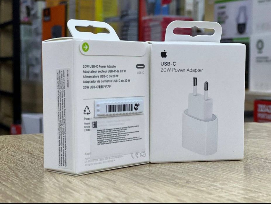 Оригинальный адаптер Apple 20W USB-C Power Adapter с NFC