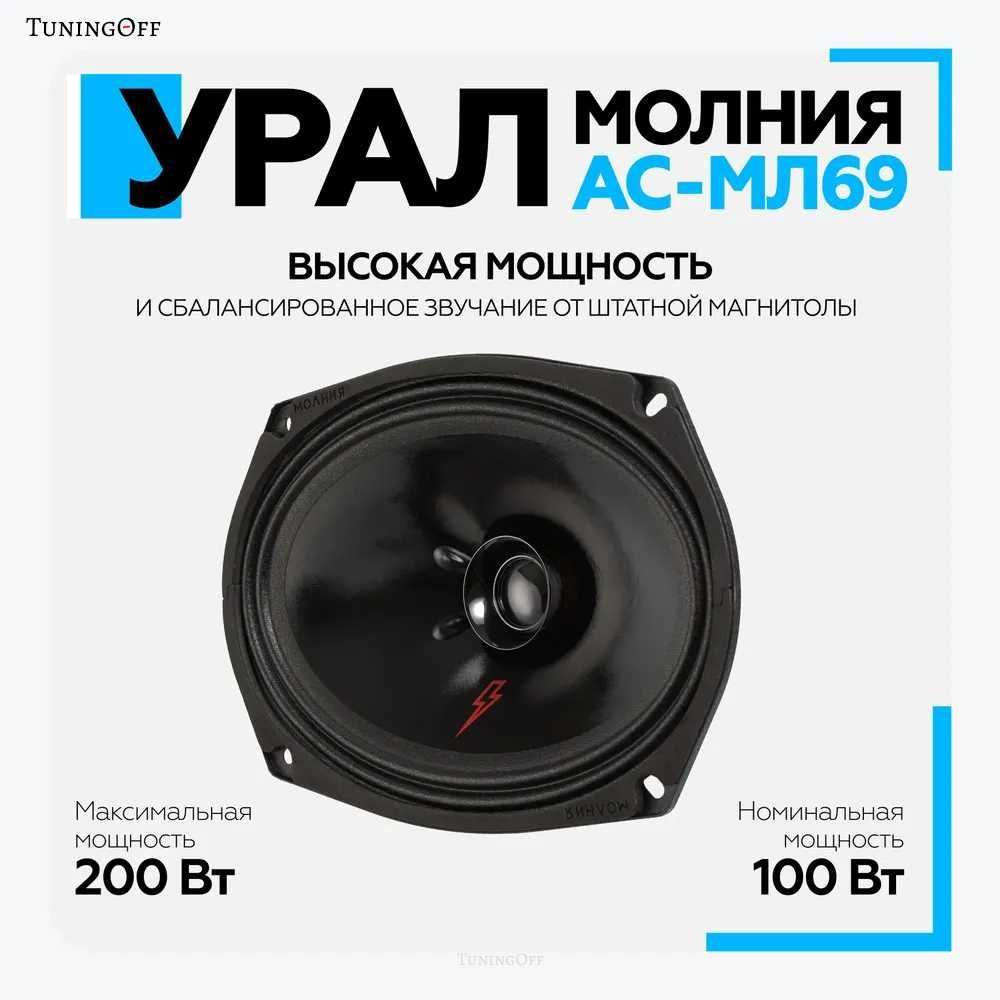 Автоакустика УРАЛ Молния АС-МЛ69