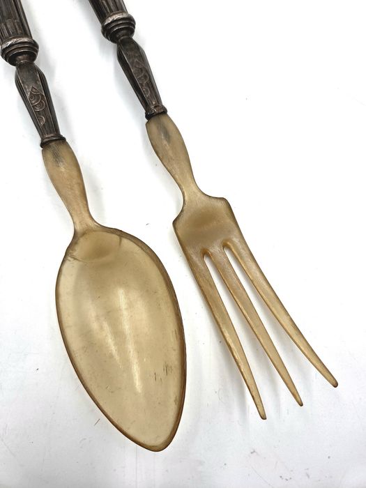 Excepțional set de tacâmuri argint masiv - perioada Art Deco